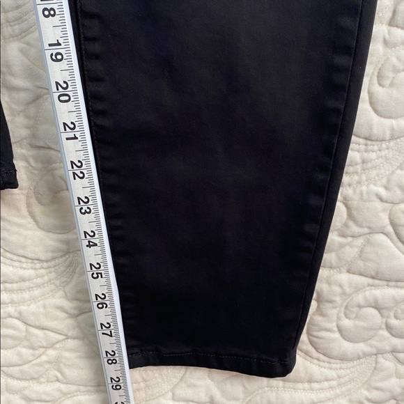 Buffalo David Bitton Hanna Jeans Black High Rise Stretch Skinny Size 14 - Picture 7 of 11